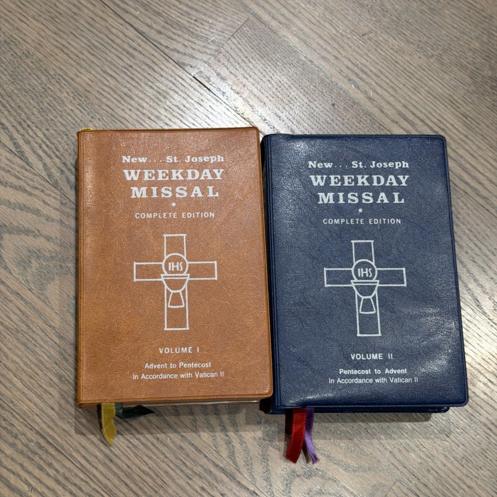 New St Joseph Weekday Missal Complete Edition Volumes I and II 1975
